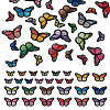 27Pcs 27 Style Butterfly Embroidered Cloth Iron on Patches DIY-TAC0020-39-2