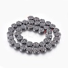 Electroplated Non-magnetic Synthetic Hematite Beads Strands G-E498-21A-05-2