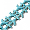 Synthetic Turquoise Dyed Beads Strands X-G-E594-07-1