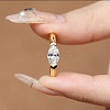 Alloy with Clear Cubic Zirconia Finger Rings FS-WGD7F1A-04-3