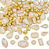 100Pcs Glass Sew on Rhinestones GLAA-TA0004-46-3