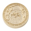 Christmas Series Wax Seal Brass Stamp Head AJEW-M037-01G-17-2