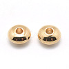 Rondelle Brass Beads KK-L112B-01G-2