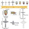 DIY Rosary Bead Style Jewelry Making Findings Kit DIY-SC0024-09-2