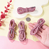 4Pcs Rhinestone Round Cord Shoelace FIND-TA0010-44P-03-7