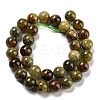 Natural Green Garnet Beads Strands G-G661-12mm-2