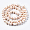 Electroplate Glass Beads Strands EGLA-A034-P10mm-A17-2