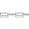Non-Tarnish 304 Stainless Steel Chains CHS-G017-08P-1