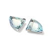 Electroplated Glass Pendants EGLA-M029-03-04-3