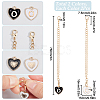 2 Sets Alloy Enamel Cup Pendant Decorations HJEW-SC0001-56O-2