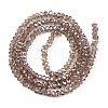 Electroplate Glass Beads Strands EGLA-A044-T1mm-B16-3