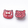 Resin Kitten Cabochons CRES-S304-05-3