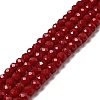 Imitation Jade Glass Bead Strands GLAA-F001-6x4mm-29-1