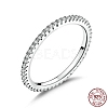 Anti-Tarnish Rhodium Plated 925 Sterling Silver Finger Rings RJEW-FF0008-008P-16mm-2