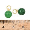 Dyed Natural Myanmar Jade Pendants PALLOY-JF05592-3