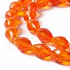 Glass Beads Strands X-GLAA-R024-11x8mm-18-4