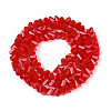 Opaque Glass Beads Strands GLAA-N019-4mm-02-2