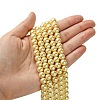 Eco-Friendly Dyed Glass Pearl Round Bead Strands X-HY-A002-8mm-RB071-4