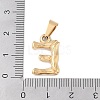 304 Stainless Steel Pendants STAS-F235-01G-E-3