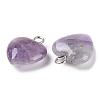 Natural Amethyst Pendants G-E603-01P-03-3