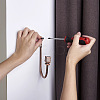 Zinc Alloy U Shape Hook Hangers Curtain SW-TAC0002-08A-6