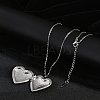 201 Stainless Steel Cable Chain Necklaces NJEW-M050-04C-P-1-2