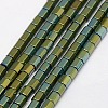 Electroplate Non-magnetic Synthetic Hematite Beads Strands G-J166-2x2mm-07-1
