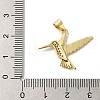 Rack Plating Brass Micro Pave Cubic Zirconia Pendants KK-U027-29G-3