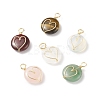 Natural & Synthetic Gemstone Pendants PALLOY-JF01751-1