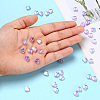 100Pcs Eco-Friendly Transparent Acrylic Beads TACR-YW0001-07D-8