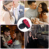 1Pc Coffin Shaped Velvet Ring Organizer Boxes AJEW-BBC0001-08-6