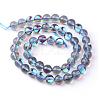 Synthetic Moonstone Beads Strands G-R375-8mm-B03-2