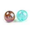 Iridescent Acrylic Glitter Beads MACR-F078-07C-2