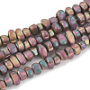 Electroplate Non-magnetic Synthetic Hematite Beads Strands G-T061-103F-1