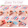 10Pcs 10 Colors ABS Plastic Nail Art Rhinestones Pickers Beadable Pens DIY-TA0014-97-4
