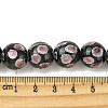 Handmade Silver Sand Lampwork Beads Strands LAMP-A003-01D-4
