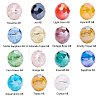 1 Box of 6mm Dia Hole 1mm Electroplate Round Rondelle Beads AB Color Faceted Multicolor Lot for Necklace Jewelry Making EGLA-PH0002-6x4mm-01-1