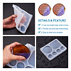 2Pcs 2 Style DIY Palette Silicone Fondant Molds DIY-BG0001-13-4