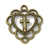 Tibetan Style Alloy Pendants TIBE-I026-6016AB-1