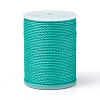 Round Waxed Polyester Cord X-YC-G006-01-1.0mm-25-1