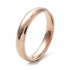 Ion Plating(IP) 304 Stainless Steel Flat Plain Band Rings STAS-I160-C-15mm-RG-1