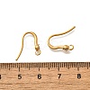 304 Stainless Steel Rhinestone Earring Hooks STAS-D310-01G-04-3