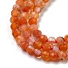 Natural Carnelian Beads Strands X-G-A129-A01-01-2
