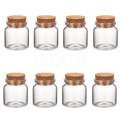 Glass Jar Glass Bottles Bead Containers AJEW-S074-03A-1