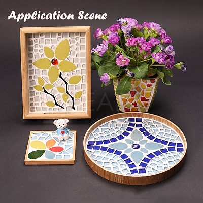 Leaf Shape Porcelain Mosaic Tiles PW-WG00441-11-1
