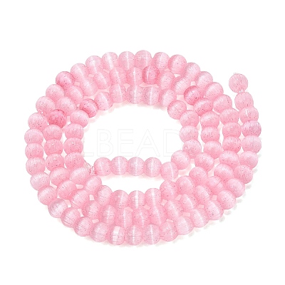 Glass Imitation Cat Eye Beads Strands GLAA-N075-01A-07-1
