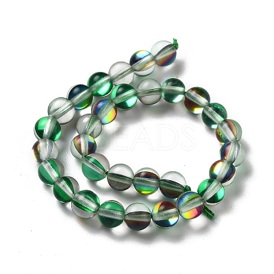 Synthetic Moonstone Beads Strands G-P528-J01-01-1
