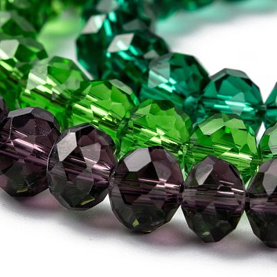 Glass Beads Strands EGLA-X0007-01A-8mm-1