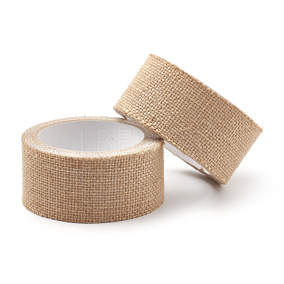 Self Adhesive Burlap Ribbon OCOR-T010-06-4.8cm-1