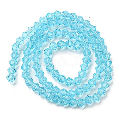 Transparent Glass Beads Strands GLAA-F029-2mm-20-1